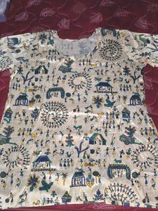 Tribal printed short kurti