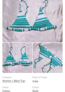 Navy Embroidered Bikini panty