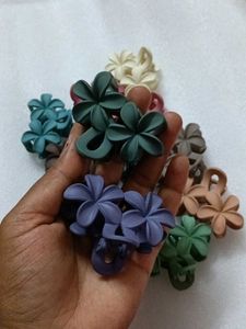 Cute Flower Hair Clips Set
