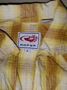 Vintage Plaid Button-Up Shirt