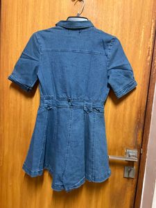 Cute Denim Romper