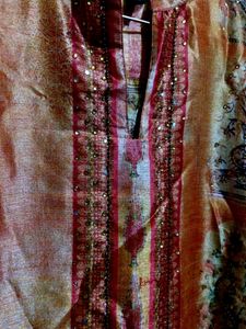 A Very Nice Orange Kurta