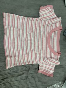 Striped Knit Top