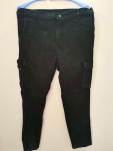 HIGHLANDER Black Cargo Pants💢