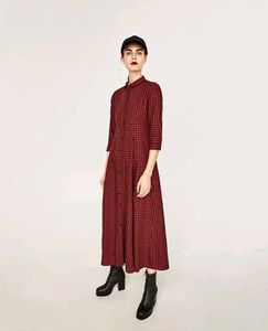 Zara denim premium collection dress