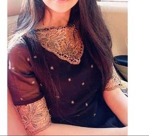 Designer Ethnic Black Long Kurta