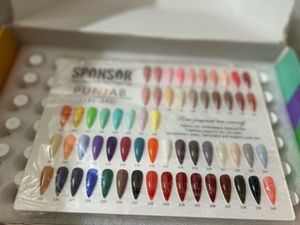 SPONSOR PUNJAB Nail Color Swatch Chart