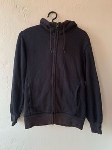 Black Zip-Up Hoodie