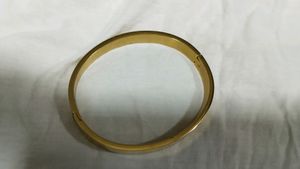 Mens Golden Kada Bracelet