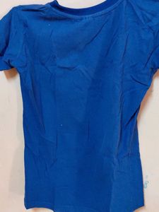 Blue Graphic Print T-Shirt