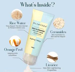 Glamveda Rice &amp; Ceramide Peel Off Mask