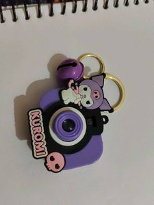 Kuromi Camera Keychain