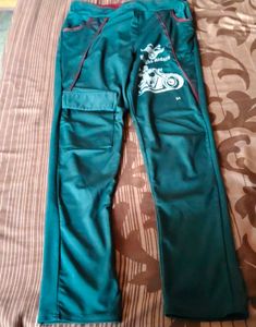 Men's Teal Cargo Pants