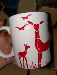 4 pc Cute Deer Ceramic Mug