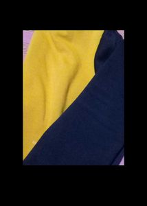 Vintage Yellow Striped Zip-Up Sweatshirt