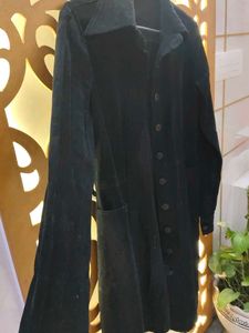 black winter coat