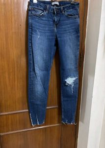 Women's Zara Distressed Skinny Jeans