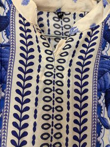 Blue Floral Print co ord set