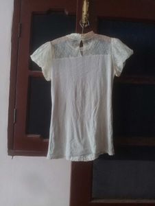 Elegant White Lace Top