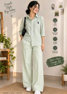 Stylish Striped Shirt & Pant Set