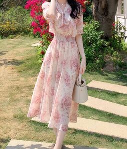 A line Printed Dress
