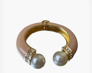 Elegant Pearl Bangle Bracelet