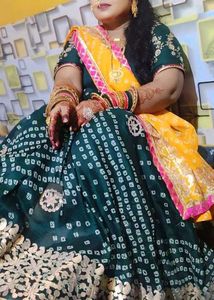 Beautiful Gota Patti Chunari Lehenga Choli Set
