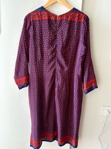 Stylish Geometric Print Dress