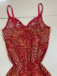 Patterned Slip Dress