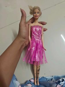 Pink Sparkly Doll Dress