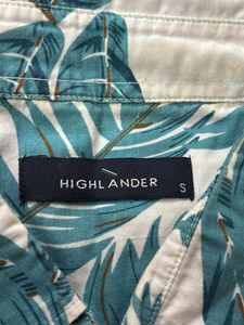 Men's Tropical Leaf Print Shirt