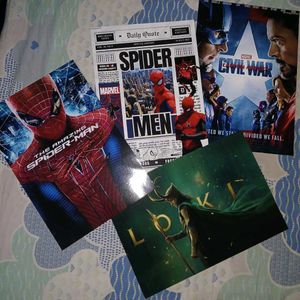 Marvel Superhero High quality Prints Bundle