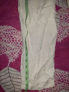 Korean Ladies Fashion White Trouser