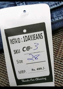 Classic Blue Wash Denim Jeans