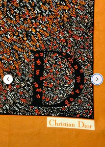 Vintage Christian Dior Silk Scarf