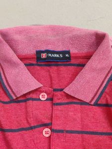 Men's Striped Polo T-Shirt