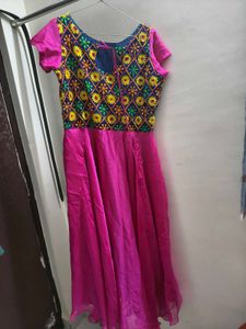 Beautiful Embroidered Anarkali Gown