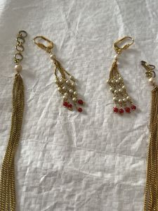 Elegant Layered Necklace &amp; Earring Set