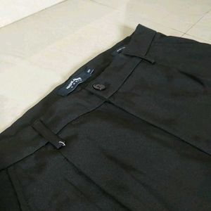 Classic Black Wide Leg Trousers