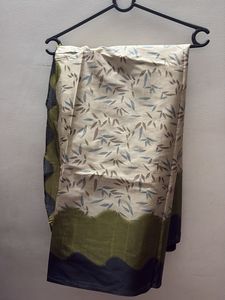 Leaf Print Saree