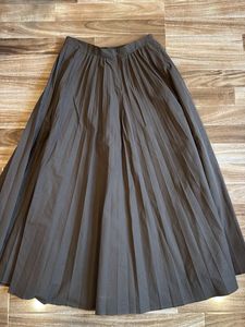 Pleated Maxi Skirt