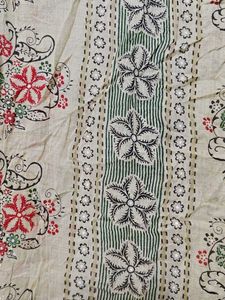 Vibrant Floral Print pure cotton dupatta