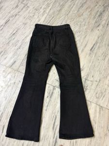 Women's Black Flare Jeans