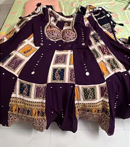 Navratri Purple Lehenga Choli - Full Size