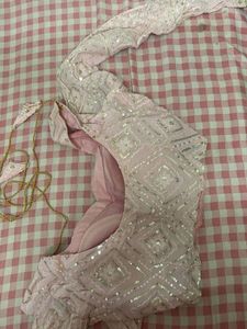 Elegant Pink Chikankari Lehenga Set
