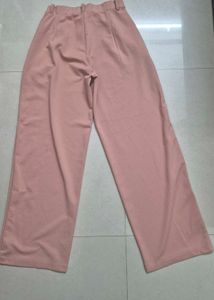 Stylish Pink Wide Leg Pants