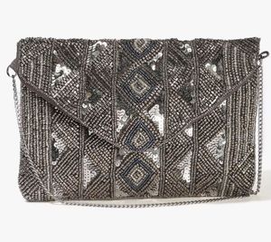 Sequin Embellished Sling Bag