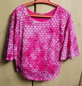 Pink Lace Top