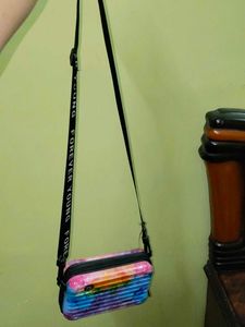 Colorful Suitcase Crossbody Bag
