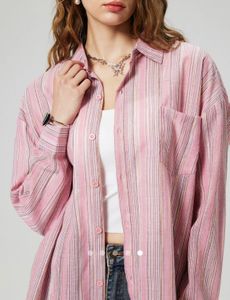Pink Striped Shirt